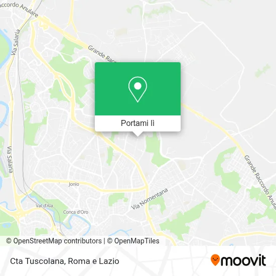 Mappa Cta Tuscolana