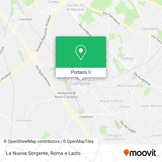 Mappa La Nuova Sorgente