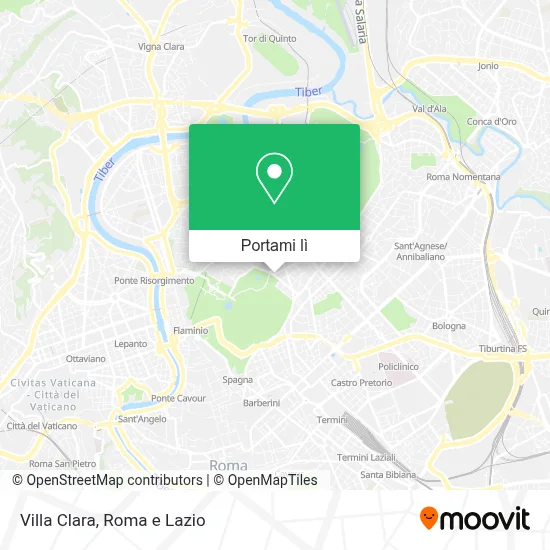 Mappa Villa Clara
