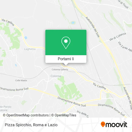 Mappa Pizza Spicchio