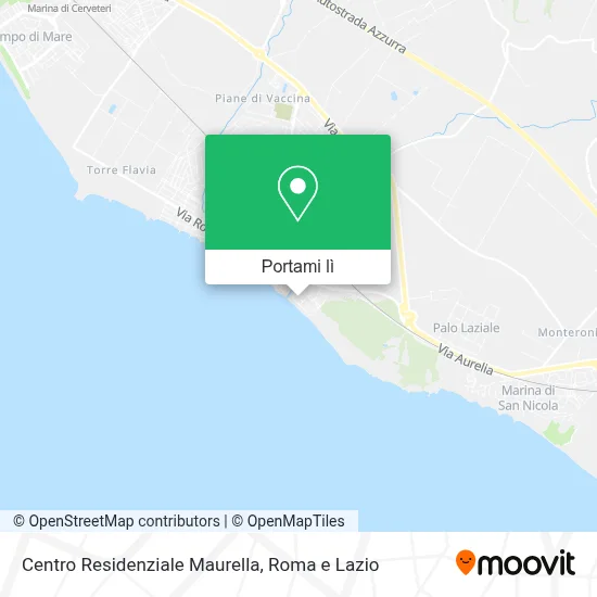 Mappa Centro Residenziale Maurella
