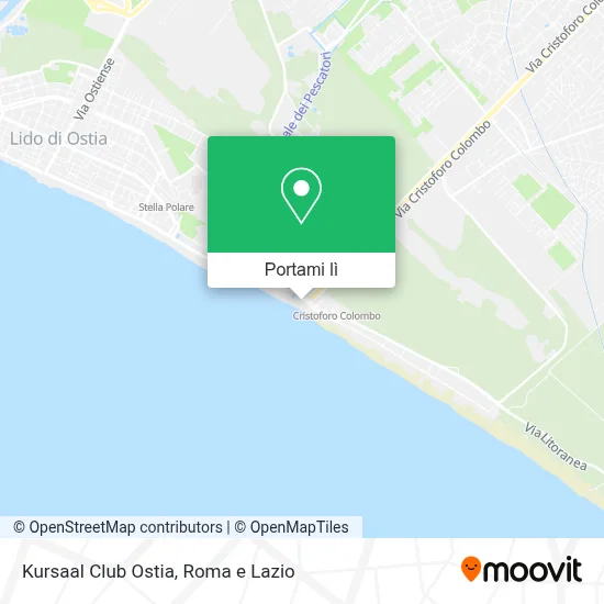 Mappa Kursaal Club Ostia