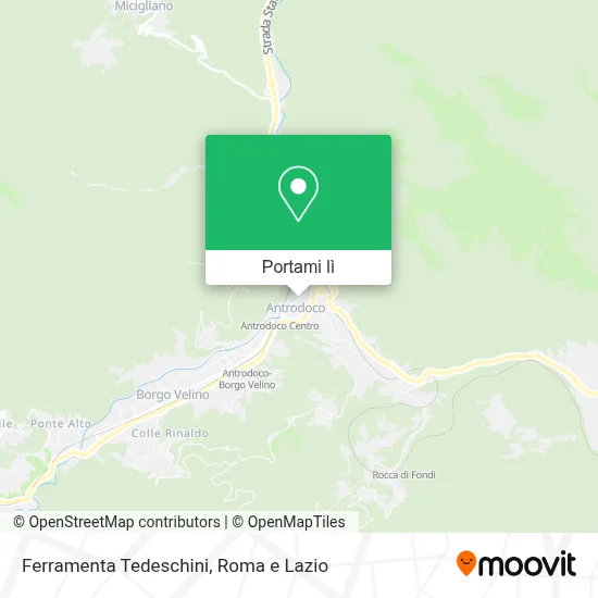 Mappa Ferramenta Tedeschini
