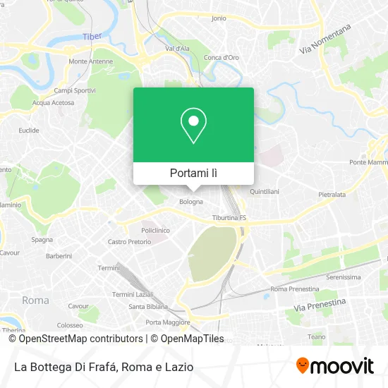 Mappa La Bottega Di Frafá