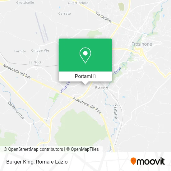 Mappa Burger King