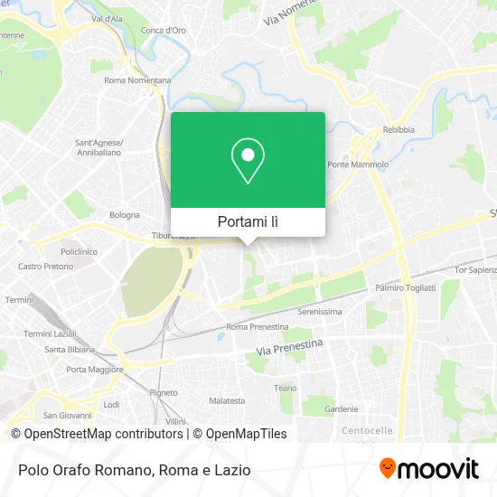 Mappa Polo Orafo Romano