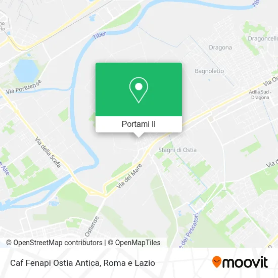 Mappa Caf Fenapi Ostia Antica