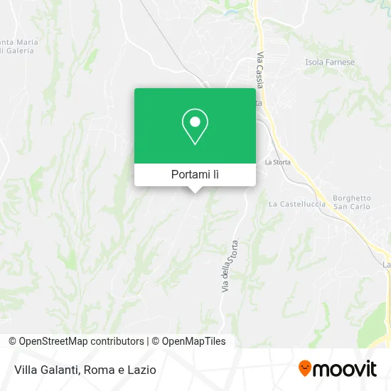 Mappa Villa Galanti