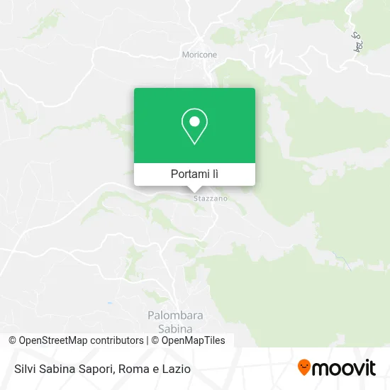 Mappa Silvi Sabina Sapori