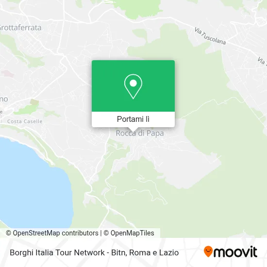 Mappa Borghi Italia Tour Network - Bitn