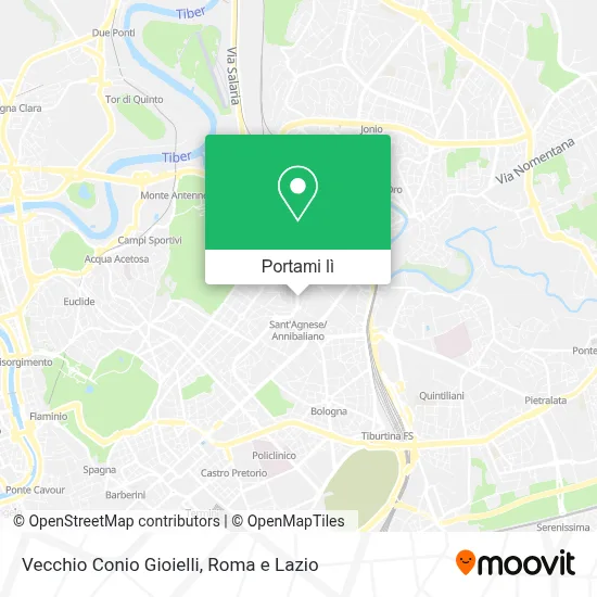 Mappa Vecchio Conio Gioielli