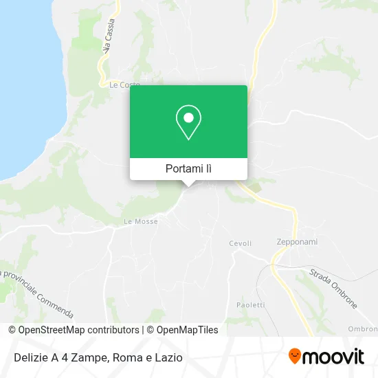 Mappa Delizie A 4 Zampe