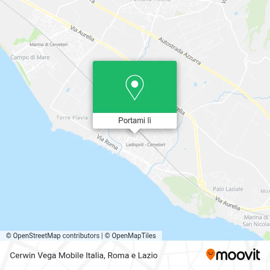 Mappa Cerwin Vega Mobile Italia