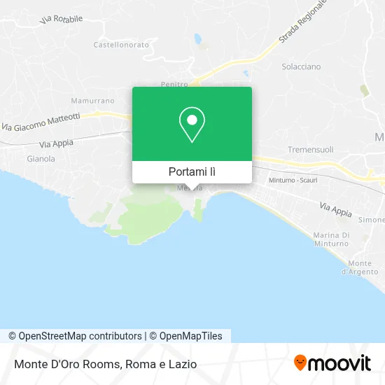 Mappa Monte D'Oro Rooms