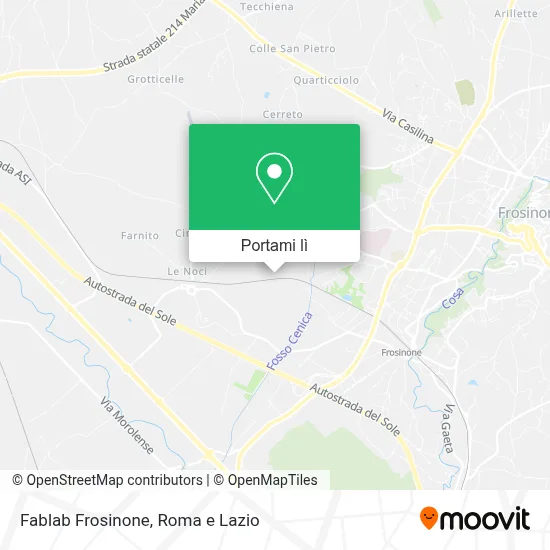 Mappa Fablab Frosinone
