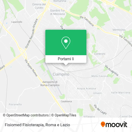 Mappa Fisiomed Fisioterapia