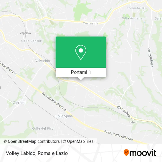 Mappa Volley Labico