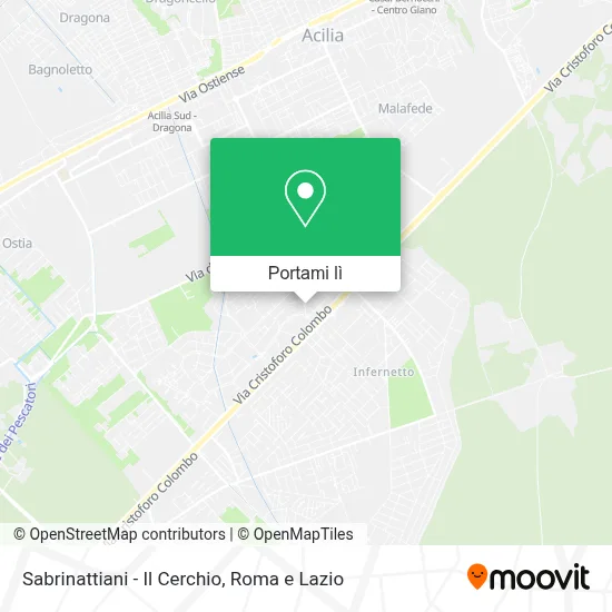 Mappa Sabrinattiani - Il Cerchio