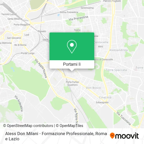 Mappa Aless Don Milani - Formazione Professionale