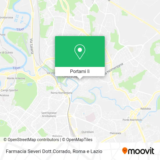Mappa Farmacia Severi Dott.Corrado