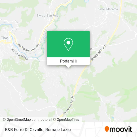 Mappa B&B Ferro Di Cavallo