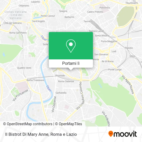 Mappa Il Bistrot Di Mary Anne
