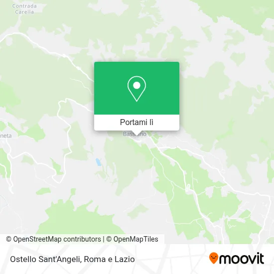 Mappa Ostello Sant'Angeli