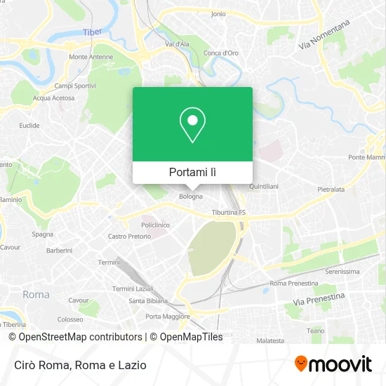 Mappa Cirò Roma