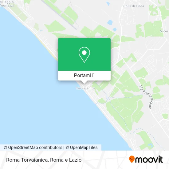 Mappa Roma Torvaianica