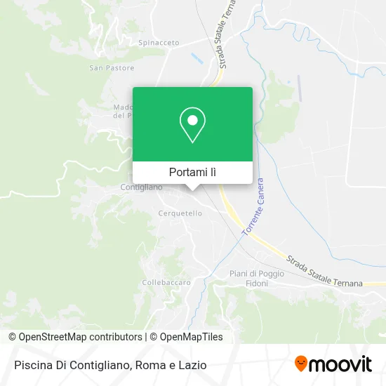 Mappa Piscina Di Contigliano