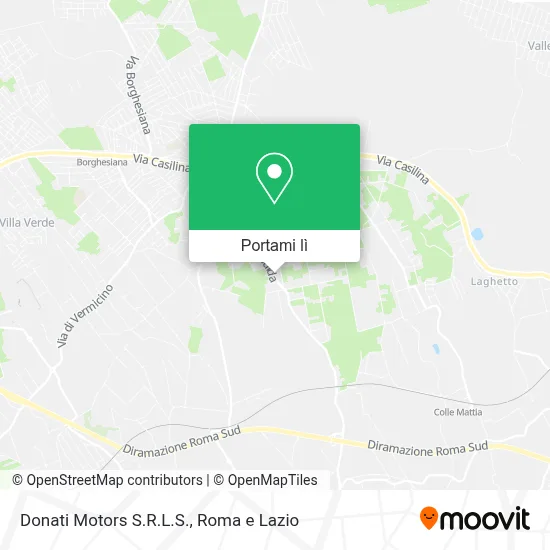 Mappa Donati Motors S.R.L.S.