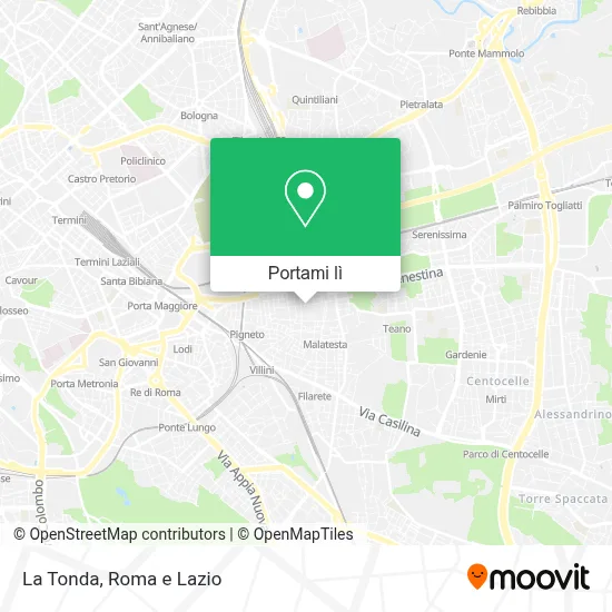 Mappa La Tonda