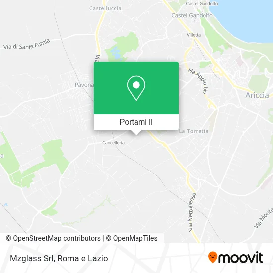 Mappa Mzglass Srl