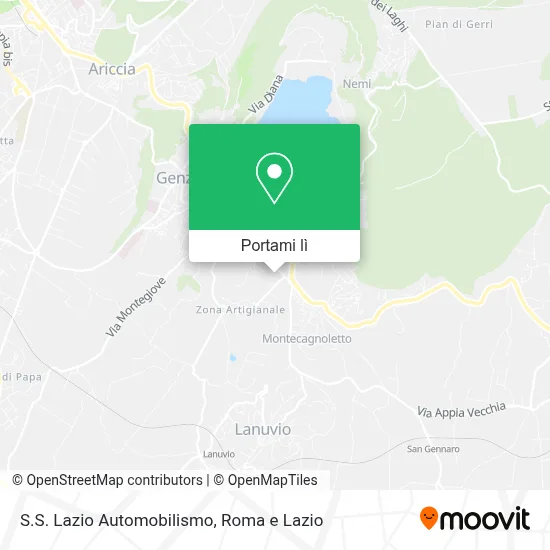 Mappa S.S. Lazio Automobilismo