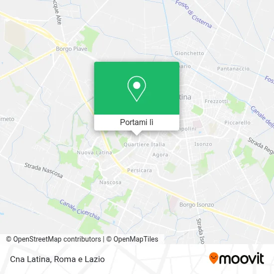 Mappa Cna Latina