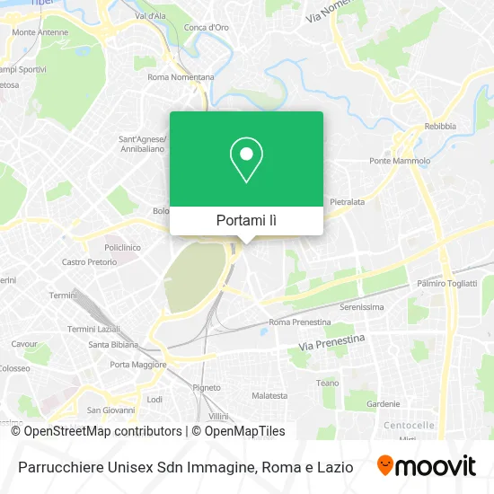 Mappa Parrucchiere Unisex Sdn Immagine