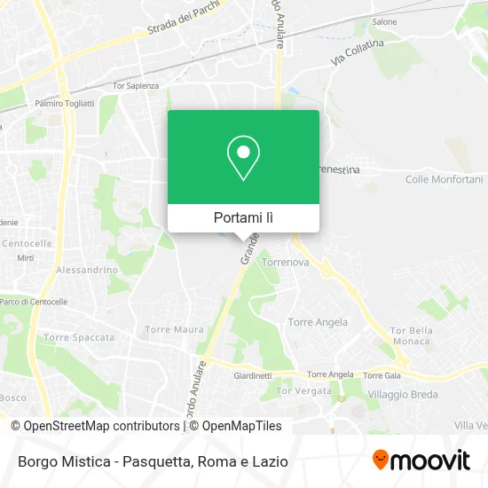 Mappa Borgo Mistica - Pasquetta
