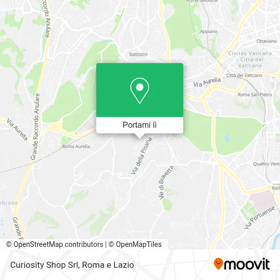 Mappa Curiosity Shop Srl