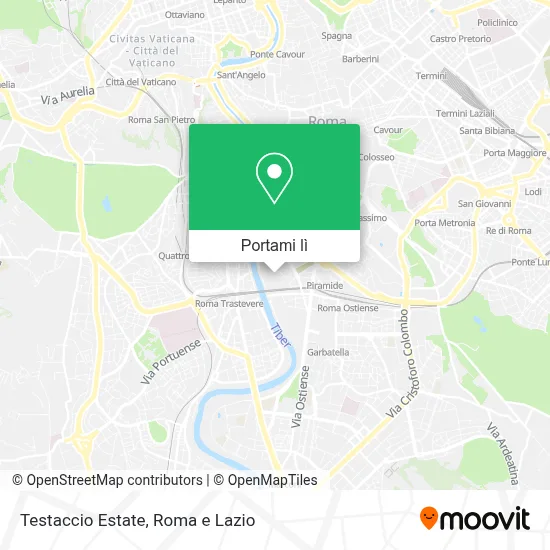 Mappa Testaccio Estate