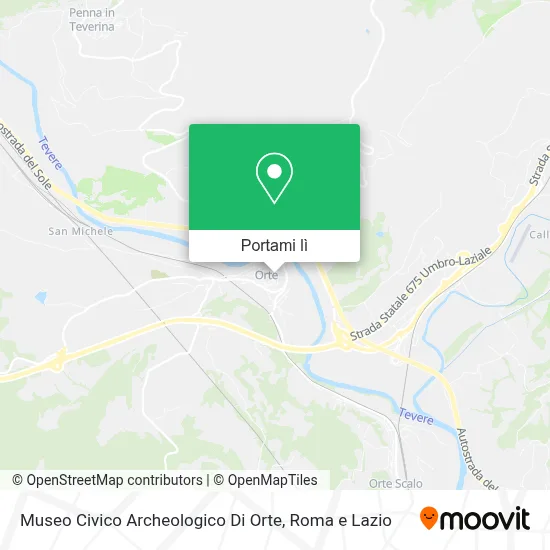 Mappa Museo Civico Archeologico Di Orte