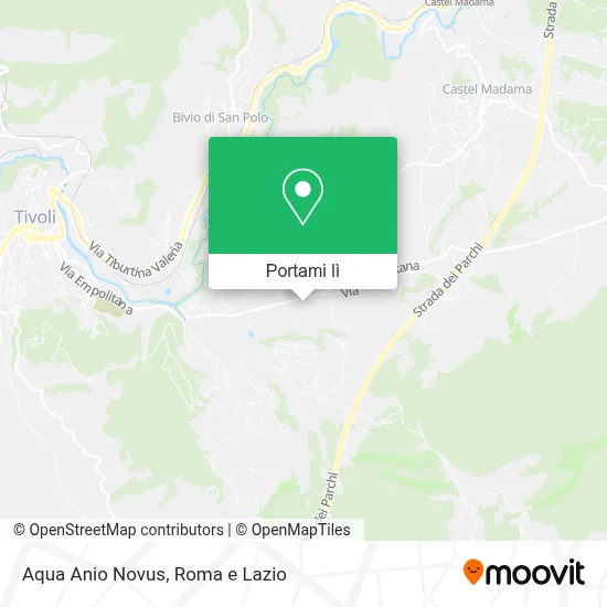 Mappa Aqua Anio Novus