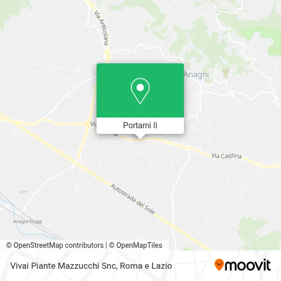 Mappa Vivai Piante Mazzucchi Snc