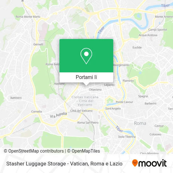 Mappa Stasher Luggage Storage - Vatican