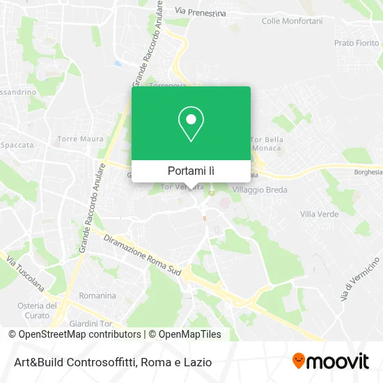 Mappa Art&Build Controsoffitti