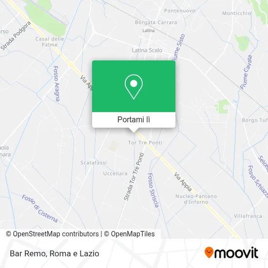 Mappa Bar Remo