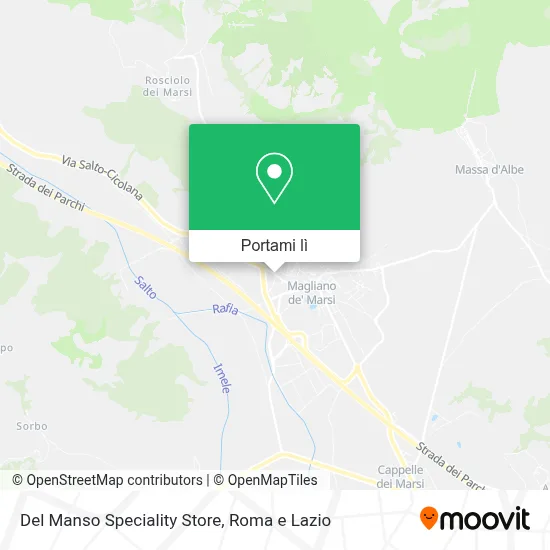 Mappa Del Manso Speciality Store