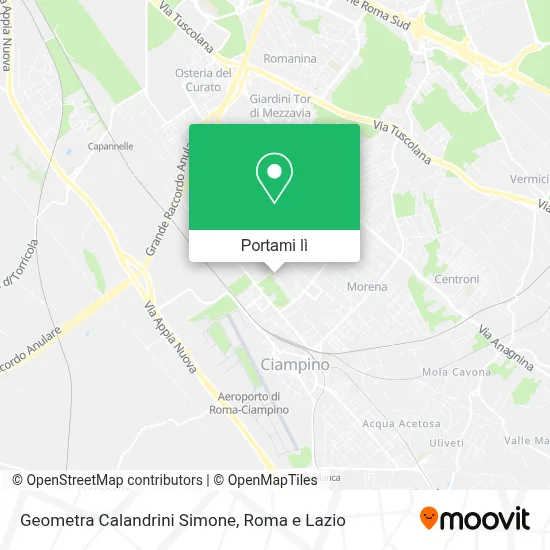 Mappa Geometra Calandrini Simone