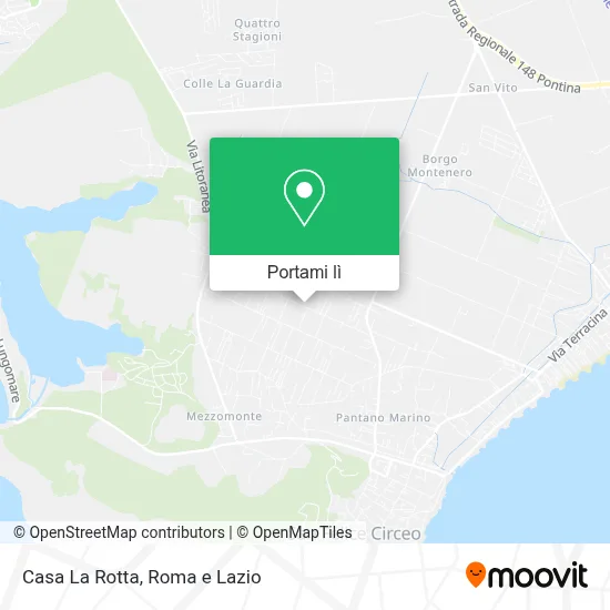 Mappa Casa La Rotta