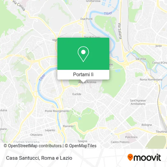 Mappa Casa Santucci