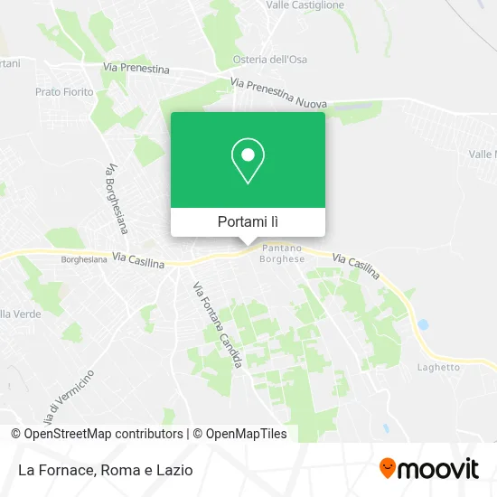 Mappa La Fornace